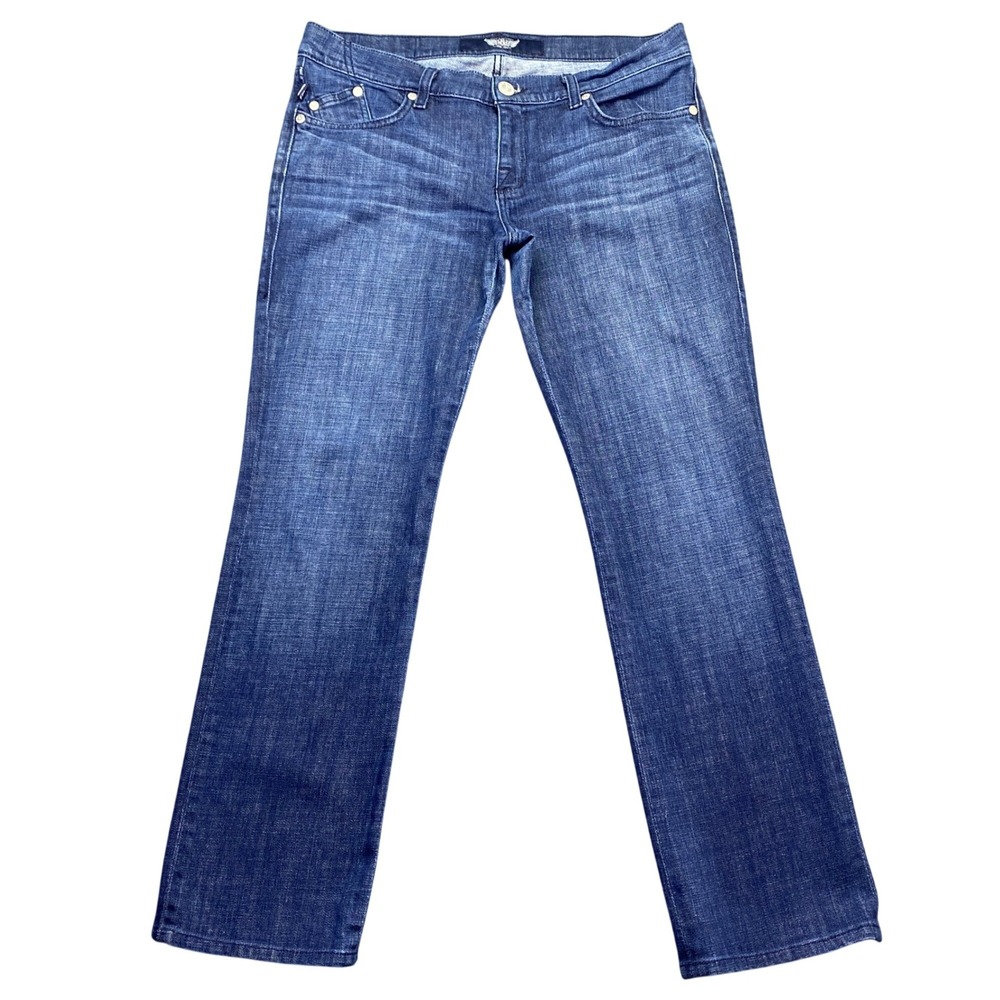 Rock & Republic Stella Low Rise Bootcut Jeans Blue Sz 31 STL0269X Western Grunge